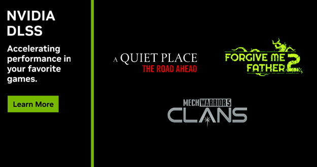 支持 DLSS 3 的“机甲战士 5：部落 (MechWarrior 5: Clans)”和“寂静之地：前方之路 (A Quiet Place: The Road Ahead)”将于本周发布