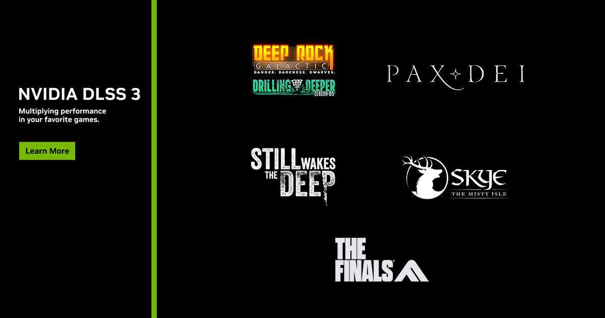 Pax Dei、“仍然唤醒深海 (Still Wakes The Deep)”和 Skye: The Misty Isle 本周将支持 NVIDIA DLSS 3 和 Reflex