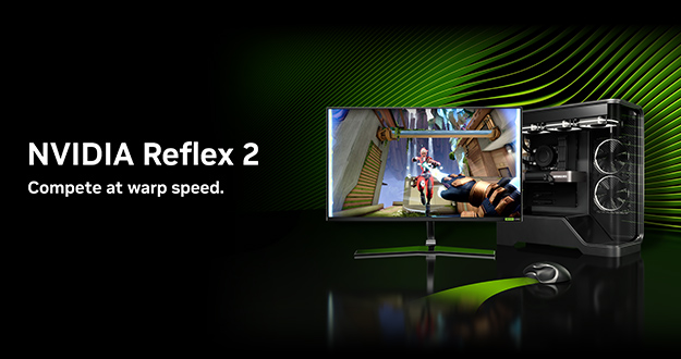 采用全新 Frame Warp 技术的 NVIDIA Reflex 2 降低高达 75%的游戏延迟