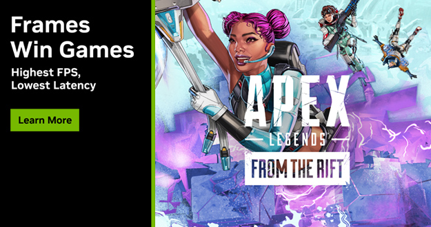 NVIDIA Reflex：畅玩“Apex 英雄 (Apex Legends)”23 赛季、“无畏契约 (Valorant)”第九幕第三章、“堡垒之夜 (Fortnite)”