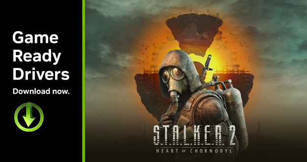 为“潜行者 2：切尔诺贝利之心 (S.T.A.L.K.E.R.2: Heart of Chornobyl)”和“微软模拟飞行 2024 (Microsoft Flight Simulator 2024)”打造的 GeForce Game Ready 驱动已发布——立即通过全新 NVIDIA App 下载并安装